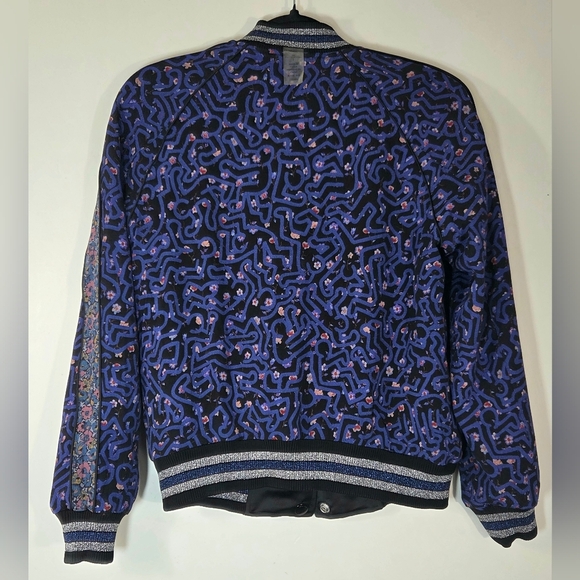 COACH KEITH HARING REVERSIBLE SATIN JACKET. - Picture 4 of 7